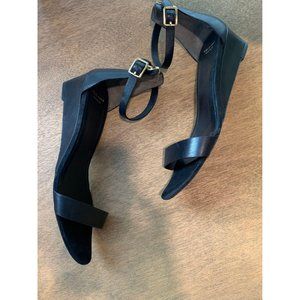 Cole Hann – Black Wedge Sandal